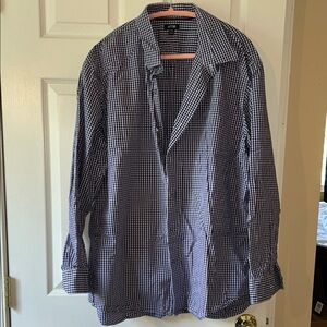 Apt. 9 Blue Casual Button Down Shirt